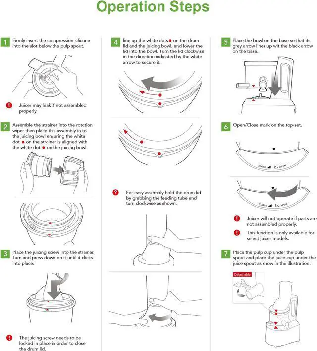 Alt view image 5 of 7 - Ventray Slow Press Masticating Juicer,Easy to Clean,BPA Free,Vegetable,Fruits Juice,Compact,Black