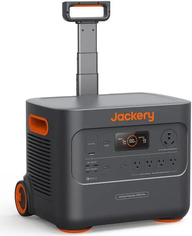 Alt view image 3 of 4 - Jackery Inc. Portable Power Station Explorer 3000 Pro, Solar Generator with 3024Wh, 2x100W PD Ports, 2.4H to Full Charge, Compatible with SolarSagas, for Outdoor RV, Camping, Emergencies