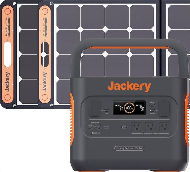 Jackery Solar Generator 2000 Pro, 2160Wh Generator Explorer 2000