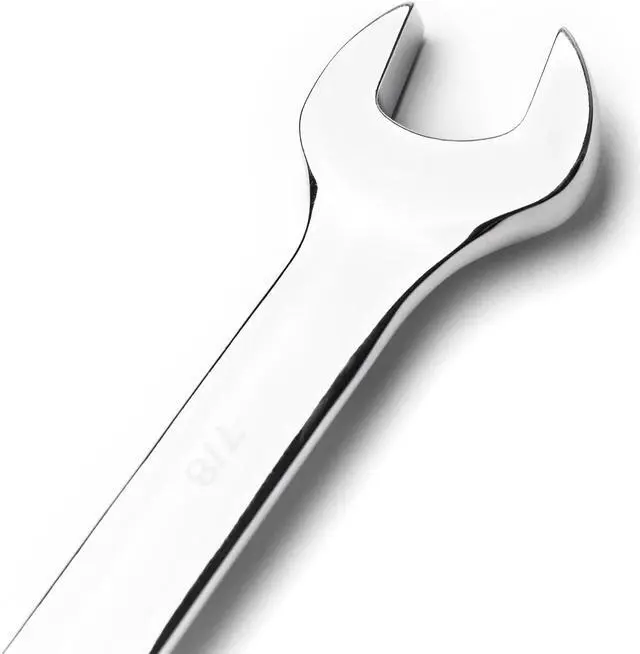 Alt view image 3 of 7 - MAXPOWER 8-piece SAE Combination Wrench Set - Pro Grade Drop Forged Chrome Vanadium Spanners with Rollup Pouch