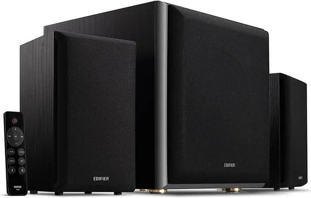 Alt view image 2 of 6 - Edifier M601DB Multimedia Speaker with Wireless Subwoofer, Black