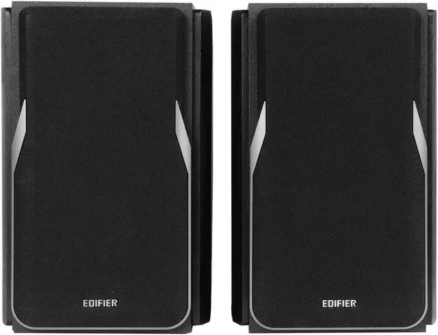 Alt view image 2 of 12 - Edifier R1380T Powered Bookshelf Speakers, 2.0 Stereo Active Near Field Monitors, Studio Monitor Speaker, 42 Watts RMS - Black (Pair)