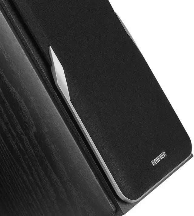 Alt view image 5 of 12 - Edifier R1380T Powered Bookshelf Speakers, 2.0 Stereo Active Near Field Monitors, Studio Monitor Speaker, 42 Watts RMS - Black (Pair)