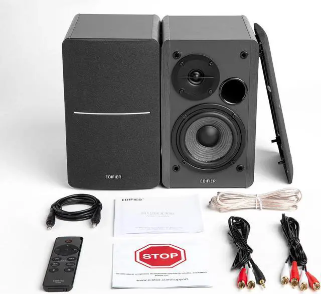 Alt view image 6 of 7 - Edifier R1280DBs Active Bluetooth Bookshelf Speakers (Certified Refurbished)