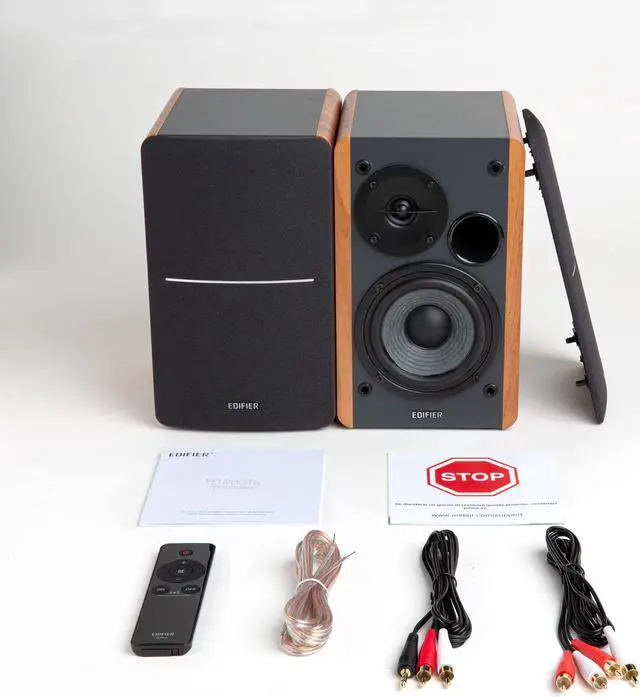 Alt view image 7 of 7 - Edifier R1280Ts Active Bookshelf Speakers (Certified Refurbished)