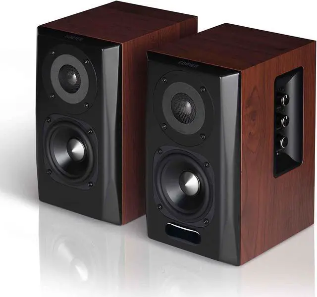 Alt view image 3 of 7 - Edifier S350DB Bookshelf Speaker and Subwoofer 2.1 Speaker System Bluetooth v5.1(Certified Refurbished)