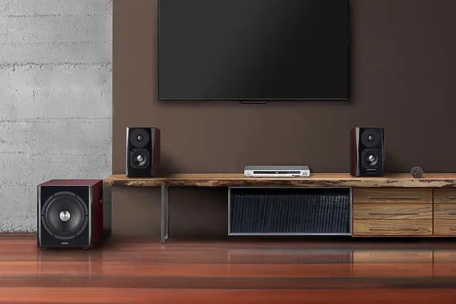 Alt view image 6 of 7 - Edifier S350DB Bookshelf Speaker and Subwoofer 2.1 Speaker System Bluetooth v5.1(Certified Refurbished)