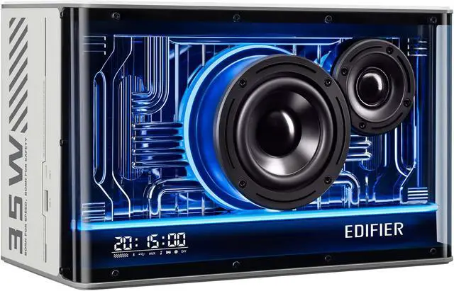 Main image of Edifier QD35 Tabletop Bluetooth Speaker, White