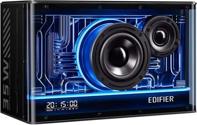 Edifier（ED-QD35-BK） QD35 Tabletop Bluetooth Speaker – Edifier Canada