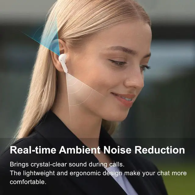 Alt view image 6 of 8 - Edifier X2 True Wireless Earbuds, Bluetooth Earphones, white