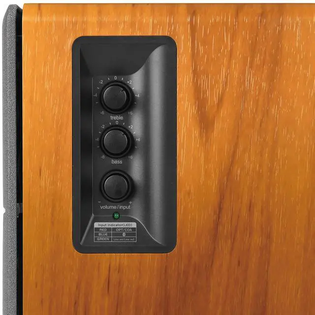 Alt view image 2 of 4 - Edifier R1280DB Powered Bluetooth Bookshelf Speakers - Optical Input - Wood(Certified Refurbished)