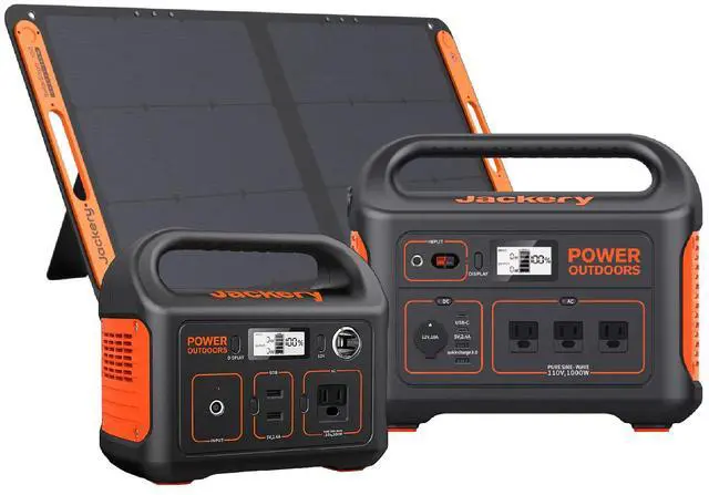 Jackery Explorer 290 and 880 Portable Power Station, 290 Wh Capacity ,  880Wh Capacity with 3x1000W AC Outlets, with 1xSolarSaga 100W ,Solar  Generator for Home Backup, Emergency, Outdoor Camping - Newegg.ca