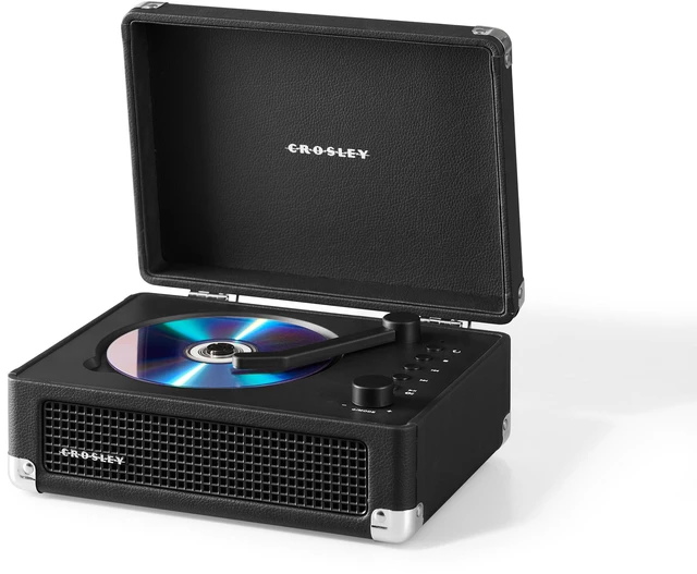 Main image of Crosley Cruiser Retro Portable CD Player with Stereo Bluetooth Speakers and FM Radio