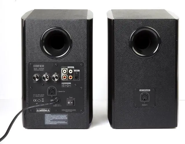 Alt view image 3 of 18 - Edifier R2000DB Powered Bluetooth Bookshelf Speakers - Near-Field Studio Monitors - Optical Input - 5 inch Subwoofer - 120 Watts RMS - Black