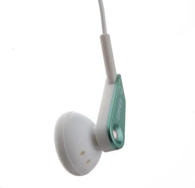 Alt view image 2 of 7 - Edifier H185 Headphones Hi-Fi Classic Earbud Style Earphones - Green