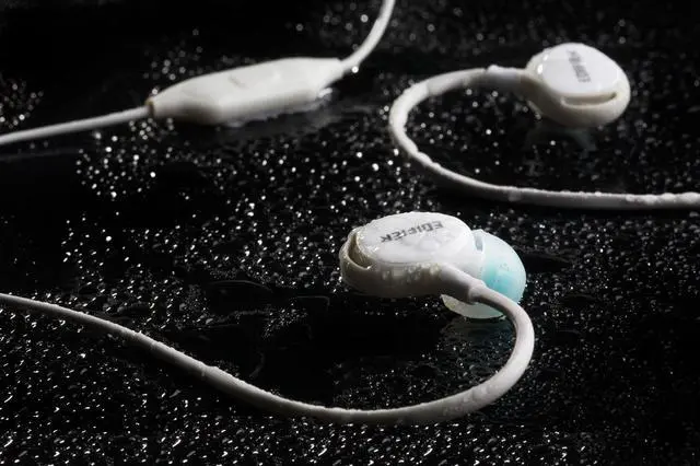 Alt view image 7 of 7 - Edifier P281 Waterproof Headphones - Sports In-Ear Earphones IP57 Rated with Memory Around-the-ear Wire for Running, Workout, Exercise - White
