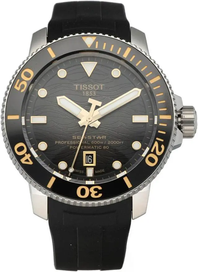 Main image of Tissot T120.607.17.441.01 Seastar 2000 Professional Rubber Automatic Mens Watch