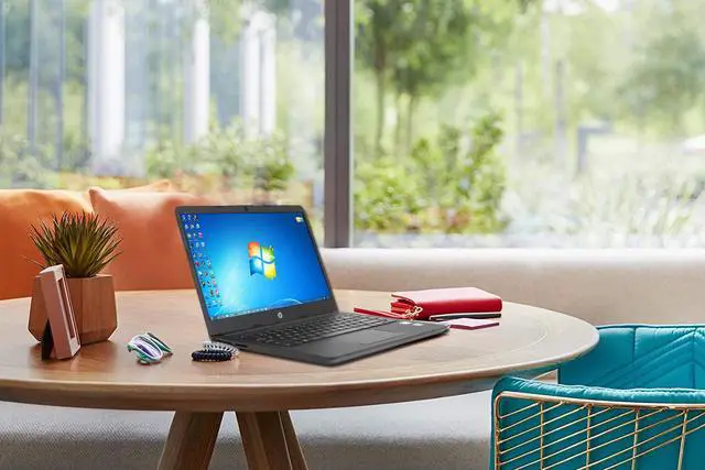 Alt view image 6 of 7 - HP 14 Notebook, 14" HD Display, AMD Athlon Silver 3050U Upto 3.2GHz, 4GB RAM, 128GB SSD, Vega 3, HDMI, Card Reader, Wi-Fi, Bluetooth, Windows 10 Home (9XM12UA)