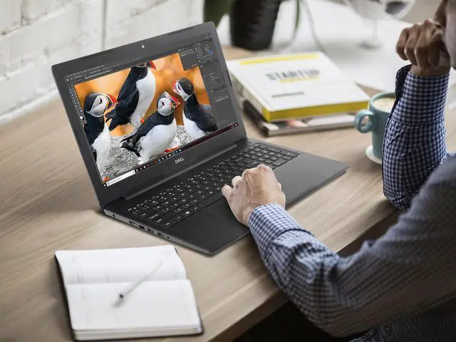 Alt view image 6 of 7 - Dell Inspiron 3000 Notebook, 15.6" HD Display, Intel Core i3-1005G1 Upto 3.4GHz, 8GB RAM, 1TB NVMe SSD + 500GB HDD, HDMI, Card Reader, Wi-Fi, Bluetooth, Windows 10 Home