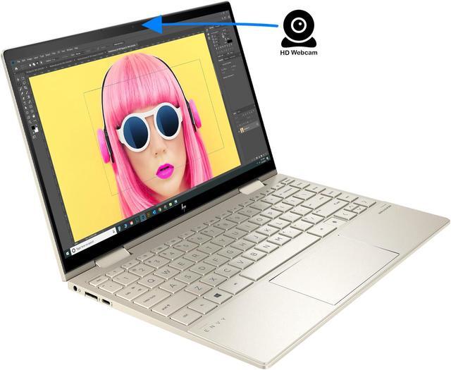 Alt view image 4 of 7 - HP ENVY x360 2-in-1, 13.3" IPS FHD Touch Display, Intel Core i7-1165G7 2.80GHz, 8GB RAM, 1TB NVMe SSD, Thunderbolt, Card Reader, Wi-Fi, Bluetooth, Windows 10 Pro
