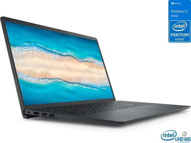 Main image of Dell Inspiron 3510 Laptop, 15.6" HD Display, Intel Pentium N5030 Upto 3.1GHz, 8GB RAM, 256GB NVMe SSD, HDMI, Card Reader, Wi-Fi, Bluetooth, Windows 11 Home S