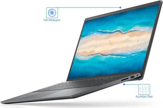 Alt view image 3 of 7 - Dell Inspiron 3511 Laptop, 15.6" FHD Display, Intel Core i5-1035G1 Upto 4.2GHz, 16GB RAM, 512GB NVMe SSD, HDMI, Card Reader, Wi-Fi, Bluetooth, Windows 11 Home