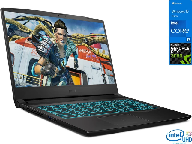 Main image of MSI Crosshair Gaming Laptop, 15.6" 144Hz FHD Display, Intel Core i7-11800H Upto 4.6GHz, 32GB RAM, 2TB NVMe SSD, NVIDIA GeForce RTX 3050, HDMI, Wi-Fi, Bluetooth, Windows 10 Home