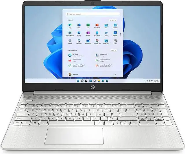 Main image of HP 15 Laptop, 15.6" IPS FHD Display, Intel Core i5-1135G7 Upto 4.2GHz, 8GB RAM, 512GB NVMe SSD, HDMI, Card Reader, Wi-Fi, Bluetooth, Windows 11 Home