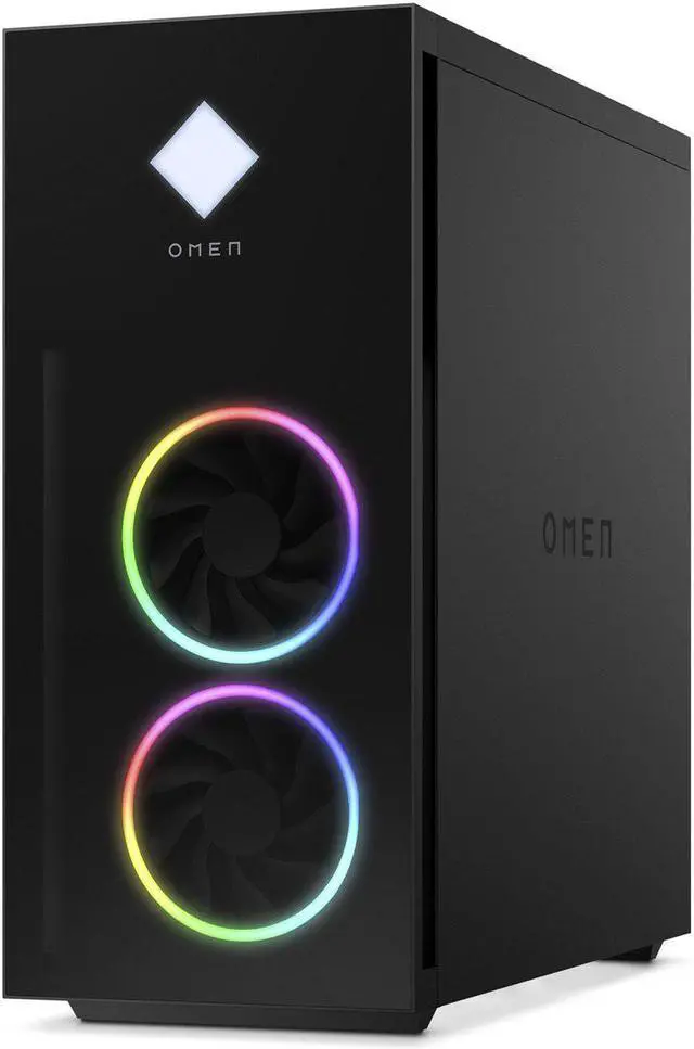 Main image of HP OMEN 40L Gaming Desktop, Intel Core i7-12700K Upto 5.0GHz, 64GB RAM, 4TB NVMe SSD, NVIDIA GeForce RTX 3070 Ti, HDMI, DisplayPort, Wi-Fi, Bluetooth, Windows 11 Home