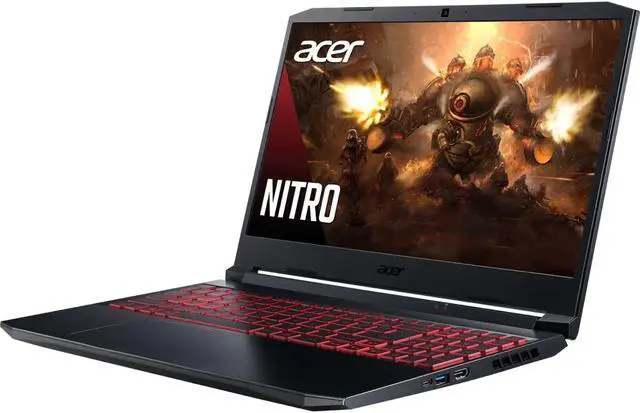 Alt view image 3 of 6 - Acer Nitro 5 Gaming Laptop, 15.6" 144Hz FHD Display, AMD Ryzen 7 5800H Upto 4.4GHz, 32GB RAM, 1TB NVMe SSD, NVIDIA GeForce GTX 1650, HDMI, Wi-Fi, Bluetooth, Windows 11 Home