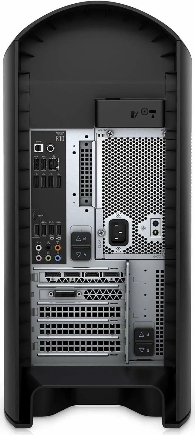 Alt view image 5 of 5 - Dell Alienware Aurora R10 Gaming Desktop, AMD Ryzen 7 5800 Upto 4.6GHz, 64GB RAM, 4TB NVMe SSD + 1TB HDD, AMD Radeon RX 6800 XT, HDMI, DisplayPort, Wi-Fi, Bluetooth, Windows 11 Home