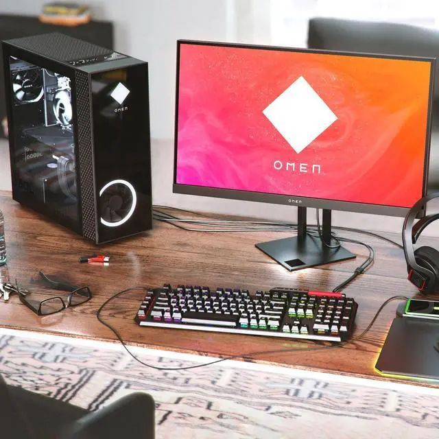 Alt view image 5 of 5 - HP OMEN GT13 Gaming Desktop, AMD Ryzen 7 5800X Upto 4.7GHz, 64GB RAM, 4TB NVMe SSD, NVIDIA GeForce RTX 3080, HDMI, DisplayPort, Wi-Fi, Bluetooth, Windows 11 Home