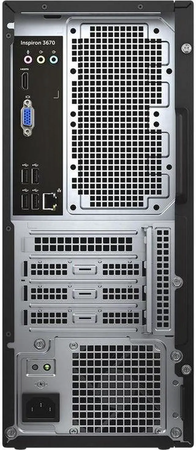 Alt view image 4 of 6 - Dell Inspiron 3000 Series Desktop, Intel Quad-Core i3-8100 3.6GHz, 16GB DDR4, 1TB SSD Plus 1TB HDD, DVD-RW, HDMI, VGA, 5-in-1 Card Reader, 6x USB, Wifi, Bluetooth, Windows 10 Home 64Bit