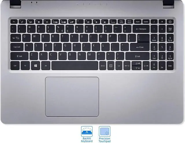 Alt view image 6 of 7 - Acer Aspire 5 Notebook, 15.6" FHD Display, AMD Ryzen 3 3200U Upto 3.5GHz, 16GB RAM, 128GB NVMe SSD + 1TB HDD, HDMI, Wi-Fi, Bluetooth, Windows 10 Home