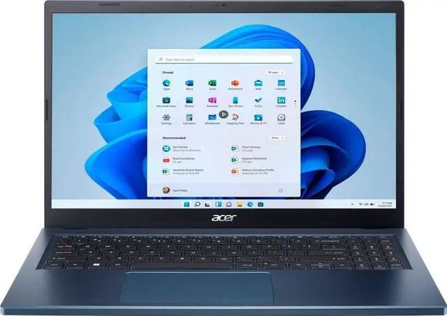 Alt view image 2 of 6 - Acer Aspire 3 Thin & Light Laptop | 15.6" Full HD IPS Touch Display | AMD Ryzen 5 7520U | 8GB RAM DDR5 | 512GB SSD | AMD Radeon Graphics | Windows 11 Home | Bundle with Stylus Pen