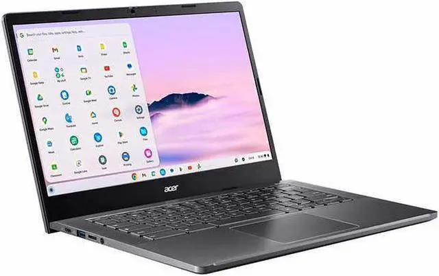 Alt view image 2 of 5 - Acer Chromebook Plus 14 Touchscreen Laptop | Intel Core i3-N305 | Intel UHD Graphics | Wi-Fi | Bluetooth | 8GB RAM DDR5 | 1024GB SSD | Chrome OS | Bundle with Stylus Pen