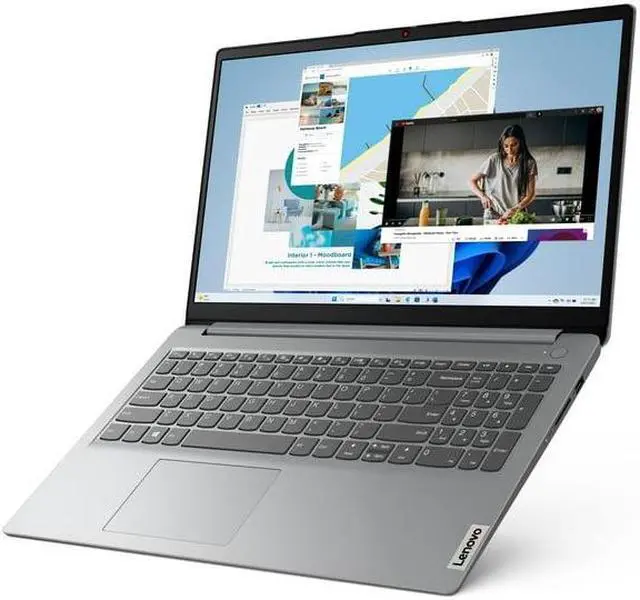 Alt view image 4 of 6 - Lenovo IdeaPad 1i 15.6"FHD display  | 12th Generation Intel Core i5-1235U | Intel Iris Xe Graphics | HDMI | Grey  |  8GB RAM  | 512GB SSD  | Windows 11 S | Bundle with USB 3.0 Hub