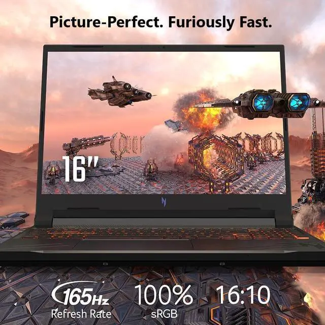 Alt view image 3 of 6 - Acer Nitro V 16" WUXGA 165Hz Gaming Laptop | AMD Ryzen 7 8845HS AI ( Beat i7-11800H) | NVIDIA GeForce RTX 4060 | 32GB RAM DDR5 | 1024GB SSD |Backlit| Windows 11 Home |Bundle with 64GB USB Flash Drive