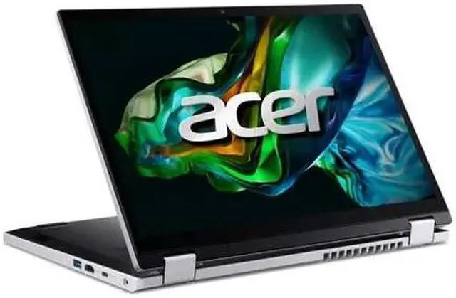 Alt view image 3 of 6 - Acer 14" WUXGA Spin 3 Touchscreen Convertible 2-in-1 Laptop | intel Core i3-N305 | Intel UHD Graphics |Built-In Webcam|Silver| 8GB RAM DDR5 | 256GB SSD | Windows 11 S |Bundle with Black Bag