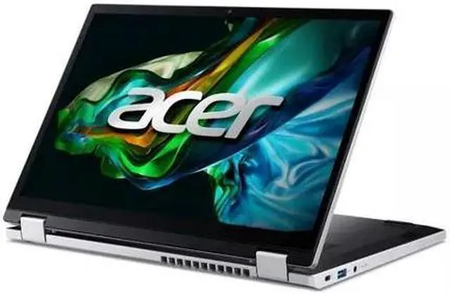 Alt view image 4 of 6 - Acer 14" WUXGA Spin 3 Touchscreen Convertible 2-in-1 Laptop | intel Core i3-N305 | Intel UHD Graphics |Built-In Webcam|Silver| 8GB RAM DDR5 | 256GB SSD | Windows 11 S |Bundle with Black Bag