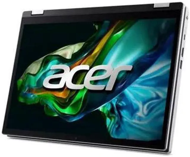 Alt view image 6 of 6 - Acer 14" WUXGA Spin 3 Touchscreen Convertible 2-in-1 Laptop | intel Core i3-N305 | Intel UHD Graphics |Built-In Webcam|Silver| 8GB RAM DDR5 | 256GB SSD | Windows 11 S |Bundle with Black Bag