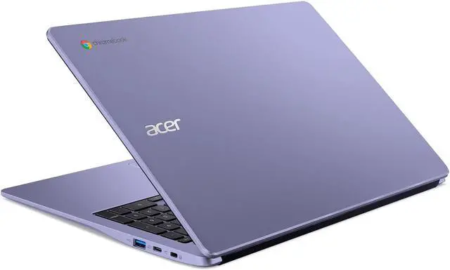 Alt view image 3 of 6 - Acer CB315 15.6" HD Celeron N4500 1.1GHz 4GB 64GB Chrome OS-Purple
