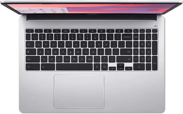 Alt view image 2 of 6 - Acer Chromebook 315 15.6 FHD Laptop | Intel Celeron N4500 | Intel UHD Graphics | Built-In Webcam| microSD Card Reader| Silver | 4GB RAM | 64GB SSD | Chrome OS |Bundle with Wireless Mouse