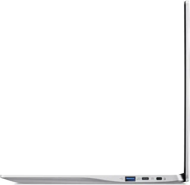Alt view image 3 of 6 - Acer Chromebook 315 15.6 FHD Laptop | Intel Celeron N4500 | Intel UHD Graphics | Built-In Webcam| microSD Card Reader| Silver | 4GB RAM | 64GB SSD | Chrome OS |Bundle with Wireless Mouse