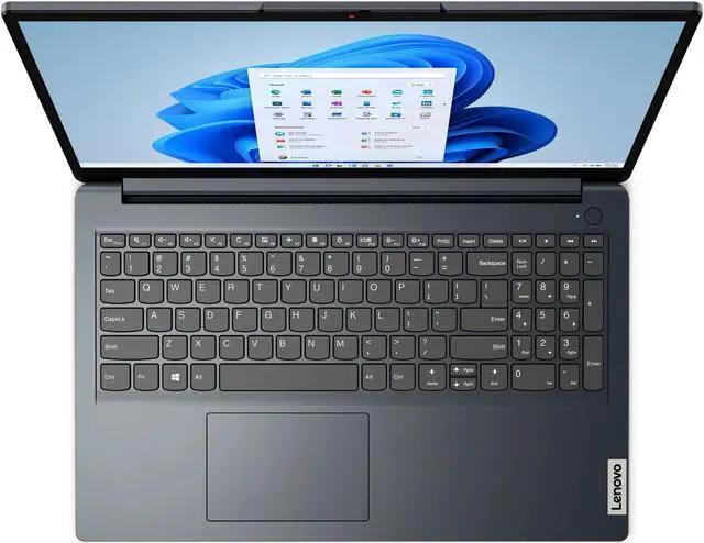 Alt view image 6 of 6 - Lenovo IdeaPad 1i 15.6 inch FHD Laptop | Intel Core i5-1235U | Intel Iris Xe Graphics | HDMI | Abyss Blue| 8GB RAM | 1024GB SSD | Windows 10 S | Bundle with USB 3.0 Hub