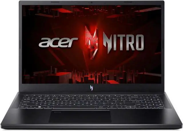 Alt view image 2 of 6 - Acer Nitro V 15.6" FHD 144Hz Gaming Laptop | Intel Core i5-13420H 2.1GHz | NVIDIA GeForce RTX 4050 | Backlit | Camera | Black | 16GB RAM DDR5 | 512GB SSD | Windows 11 Home | Bundle with USB 3.0 Hub