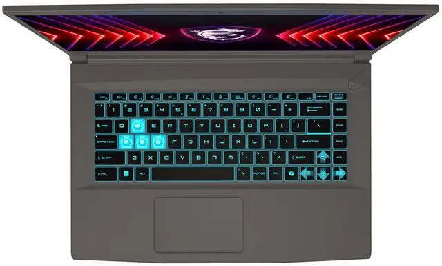 Alt view image 6 of 6 - MSI Thin 15.6 inch FHD 144Hz Gaming Laptop | Intel Core i5-13420H(Beat i7-12650H)| NVIDIA GeForce RTX 4060 | Backlit |Grey | 32GB RAM | 1024GB SSD |Windows 11 Pro |Bundle with Microsoft Office 2021