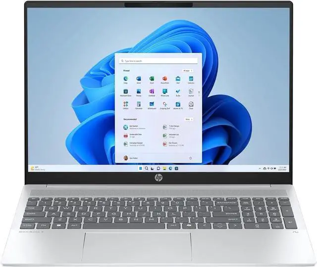 Alt view image 2 of 6 - HP Omnibook 5 16" WUXGA Touch Screen Laptop| AMD Ryzen AI 7 350 |AMD Radeon 860M Graphics | Copilot |Backlit | Silver | 16GB RAM DDR5 | 2TB SSD |Windows 11 Home |Bundle with HDMI Cable