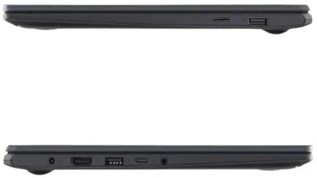 Alt view image 6 of 6 - ASUS Vivobook Go 14" FHD Laptop |Intel Celeron N4500 | Intel UHD Graphics | WIFI |Bluetooth|Star Black | 4GB RAM | 128GB SSD |Windows 11 S |Bundle with HDMI Cable