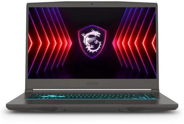 Alt view image 2 of 5 - MSI Thin 15.6 inch FHD 144Hz Gaming Laptop |AMD Ryzen 5 7535HS| NVIDIA GeForce RTX 4060|Webcam |Backlit|Gray| 16GB RAM | 512GB SSD |Windows 11 Home |Bundle with USB 3.0 Hub